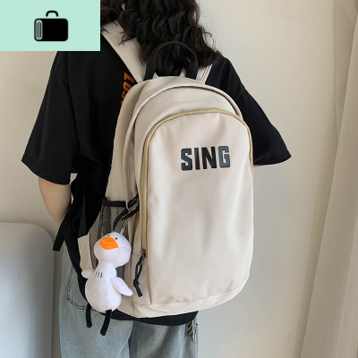 书包女韩版高中学生 百搭初中生ins潮酷原宿风背包男双肩包潮牌NEW LAKE