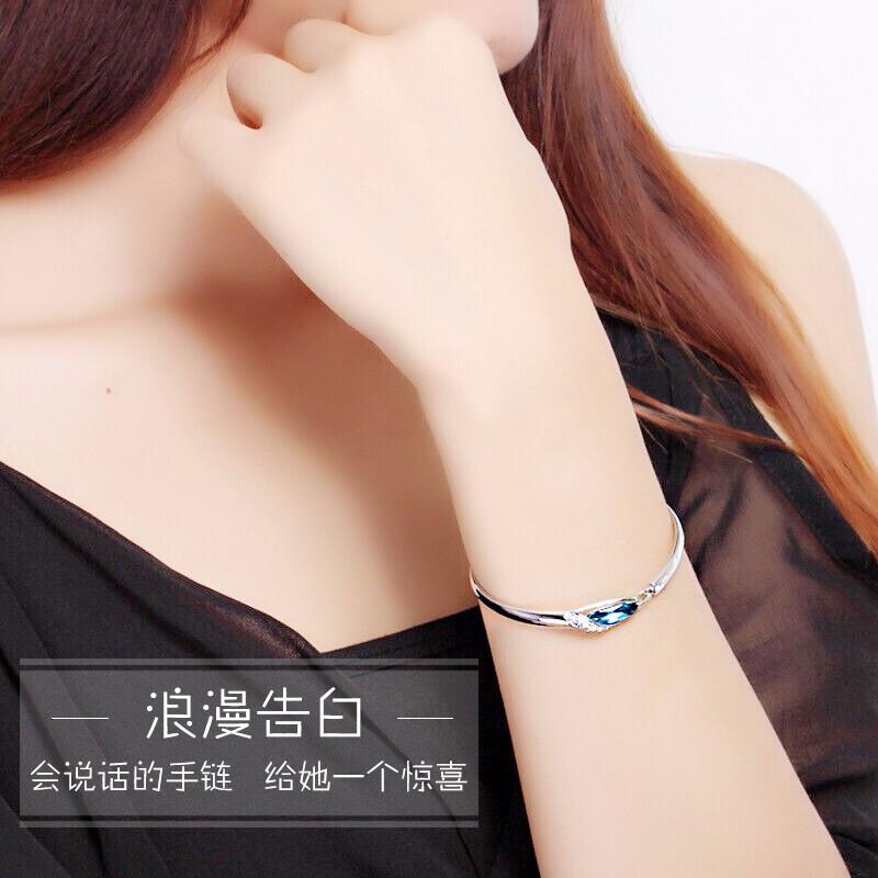 林檎手链女925纯银圣诞节生日女生送女朋友老婆爱人抖音同款天使之泪