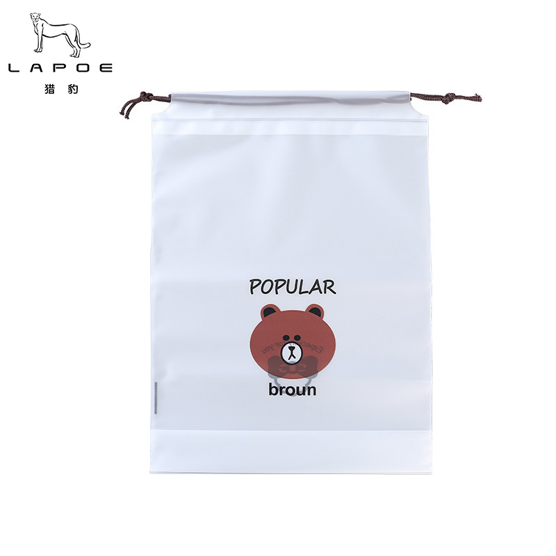 猎豹 磨砂抽绳束口袋收纳袋M-20*30cm/个