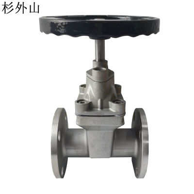 杉外山 304不锈钢软密封法兰暗杆闸阀 个