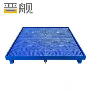 晋舰防渗漏金属托盘化学品油桶危废液体容器防泄漏大号带滤网特厚3mm
