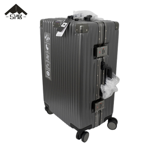 三人居拉杆箱行李箱旅行箱SRJLGX004/个 24英寸 黑色 24寸