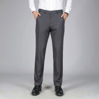 2026夏季薄款弹力男士薄款休闲裤垂顺免烫抗皱时尚商务宽松男西裤