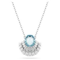 Swarovski海洋灵感项链优雅镀铑贝壳施华洛世奇仿钻女士日常百搭饰品
