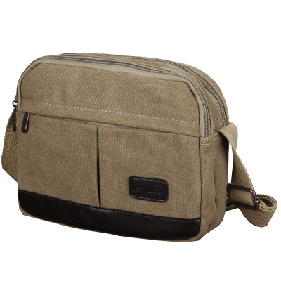 爱牧格男士小包单肩包斜跨包韩版新款男包帆布休闲包运动小包包YH0905