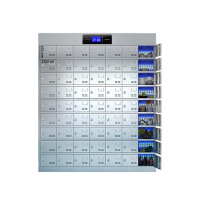 鑫升顺不锈钢员工食堂消毒碗柜餐厅紫外线高温餐盘餐具柜多格饭盒储物柜63门碗柜 紫外线消毒