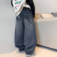 儿童装男童秋装裤子春秋款新款中大童男孩休闲牛仔秋季长裤潮
