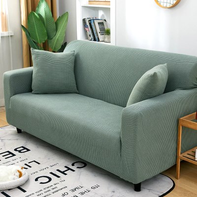 原色馨居现代简约玉米绒纯色沙发套罩全包万能四季可用防滑组合沙发布艺