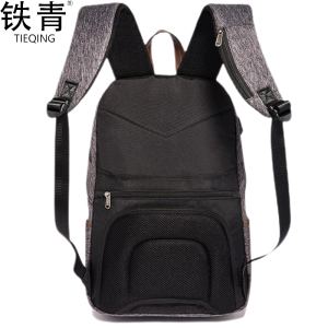 铁青 尼龙休闲双肩包J99 个