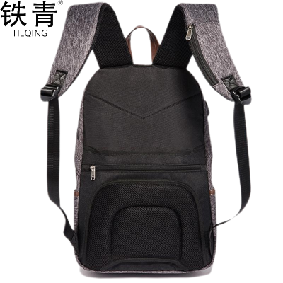 铁青 尼龙休闲双肩包J99 个