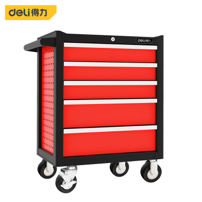 得力 (deli) 五抽屉工具车(红) DQ02305 单位/台