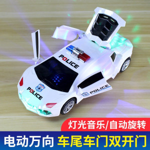 林檎跳舞车灯光音乐会跳舞旋转万向警车抖音玩具会跳舞的汽车送女朋友老婆生日礼物送女朋友老婆情人节七夕生日礼物