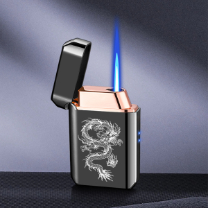 新款黑科技智能声控打火机定制充气防风高档创意个性送男友礼物潮
