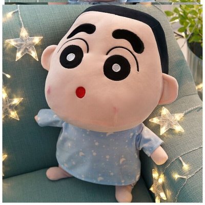 立体超软人偶男宝宝男童一体布偶小号车载娃娃摆件毛绒后窗车公仔睡衣（圆眼睛）N661.2米（送20厘米蜡笔小新）