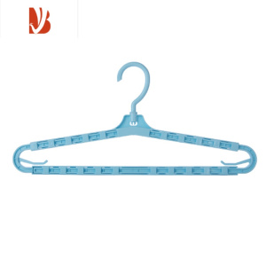 三维工匠可伸缩塑料衣撑子防滑晒衣架学生宿舍收纳器衣架挂钩挂衣架