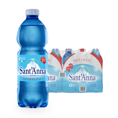 Sant'Anna圣安娜意大利进口气泡水饮料500ml*24瓶/箱