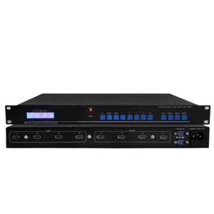册视专业级4K HDMI 2.1 音频切换器 支持8进2出自动切换智能识别设计紧凑便携