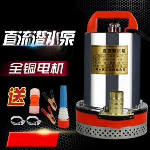 汐岩水泵48V 12V240V直流潜水泵插头的抽水泵家用小型刷车农用500w高扬程 12V180W2.5米电线