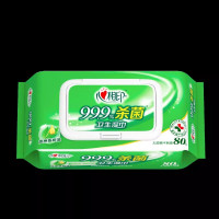 心相印(Mind Act Upon Mind) 3XCA080心相印湿巾杀菌卫生系列带盖抽取 80抽装*3包(包装)