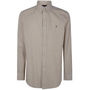 Polo Ralph Lauren男式长袖衬衫棉质弹力舒适透气修身款