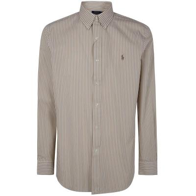 Polo Ralph Lauren男式长袖衬衫棉质弹力舒适透气修身款