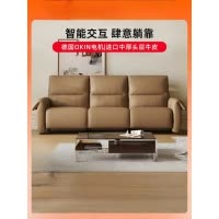 喜临门 - 旷野 真皮艺沙发客厅0靠墙高脚现代简约功能