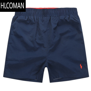 HLCOMANpo男士短裤夏季运动速干裤子三分裤纯色宽松沙滩裤男休闲裤
