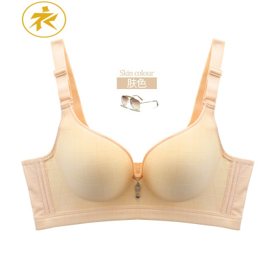 Ideamini加厚8cm内衣女小胸聚拢无钢圈文胸套装收副乳防下垂上托平胸性感文胸套装