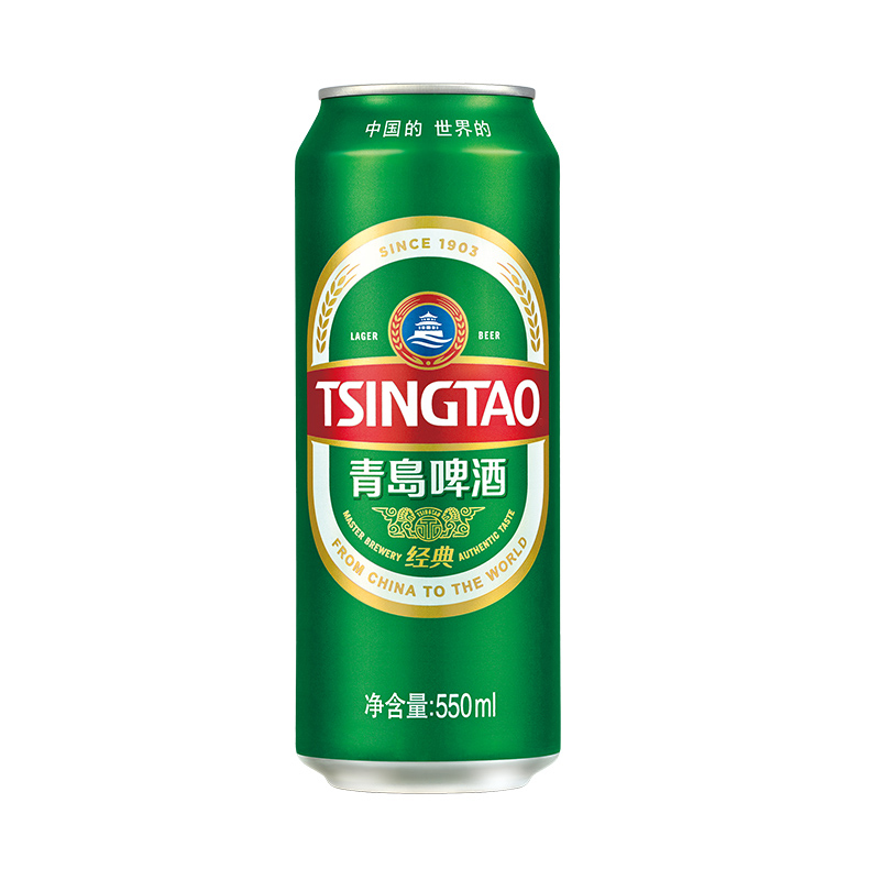 青岛啤酒经典10度550*15罐啤