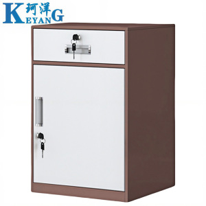 珂洋 桌下柜 一斗一门咖套白 台