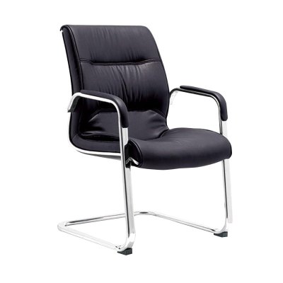 臻远 ZY-7465办公椅皮椅弓形椅职员椅会议椅弓形椅 西皮