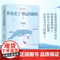 你也走了很远的路吧 新增2万余字,4篇文章,关于特殊时期成长的勇气,以及曾经的那些人 卢思浩 青春励志故事书籍