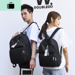 2020小型双肩包男女情侣休闲轻便背包 ins风原宿中学生书包大小款NEW LAKE