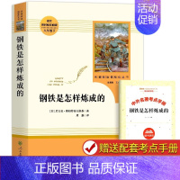 [人教版]钢铁是怎样炼成的 [正版]钢铁是怎样炼成的经典常谈朱自清和原著八年级下册阅读课外书完整版人教版人民教育出版社这