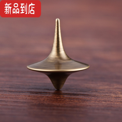 真智力 盗梦空间陀螺图腾无阻力小旋风合金金属 青古铜色陀螺 (送刺绣