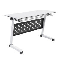 锦北折叠桌可移动拼接多功能长条桌培训会议桌双人桌 1600*600*750