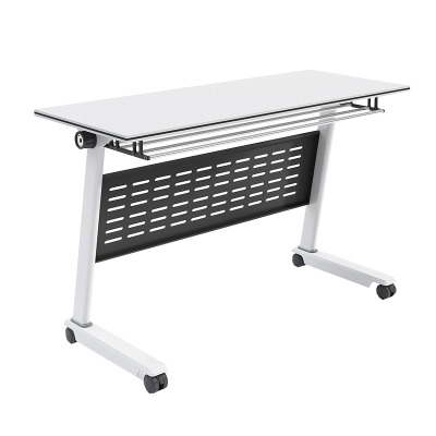 锦北折叠桌可移动拼接多功能长条桌培训会议桌双人桌 1600*600*750