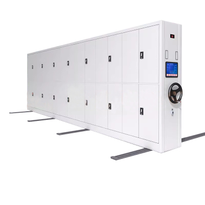 东升顺密集柜档案室电动智能密集架移动档案柜凭证资料柜手摇文件柜一列7组每立方(智能)