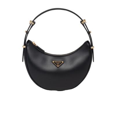普拉达(PRADA)女士纳帕皮单肩包可调节肩带金属五金件实用百搭配
