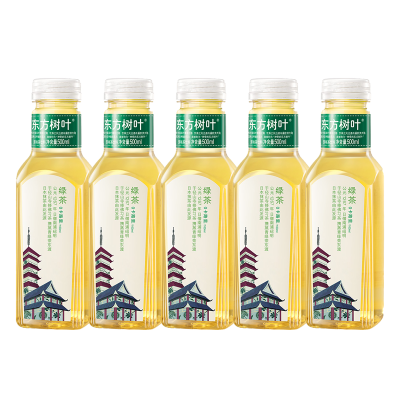 东方树叶绿茶500ml*5瓶