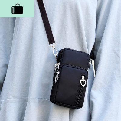 包包女斜挎包韩版少女零钱包女百搭装手机的小包包可爱手机挂脖包NEW LAKE