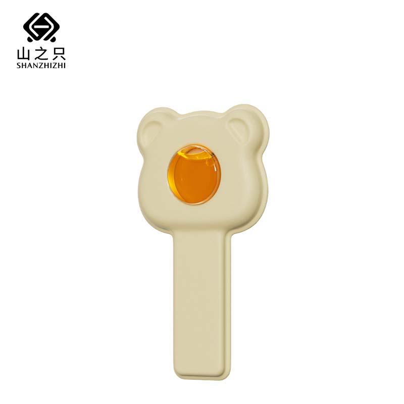 山之只 硅胶香薰马桶掀盖器提盖器 米白色 个