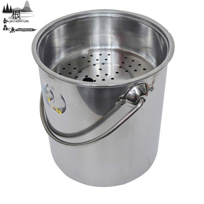 根泰鑫源中号不锈钢茶水桶23X22CM/个
