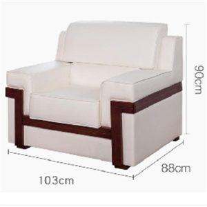 白寅 BY-DRW001 单人位沙发 白色
