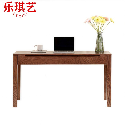 乐琪艺 写字桌 胡桃色 140*65*76cm 张