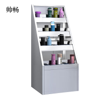 帅畅201不锈钢员工车间多格茶杯放置收纳柜20位水杯架1250*550*490