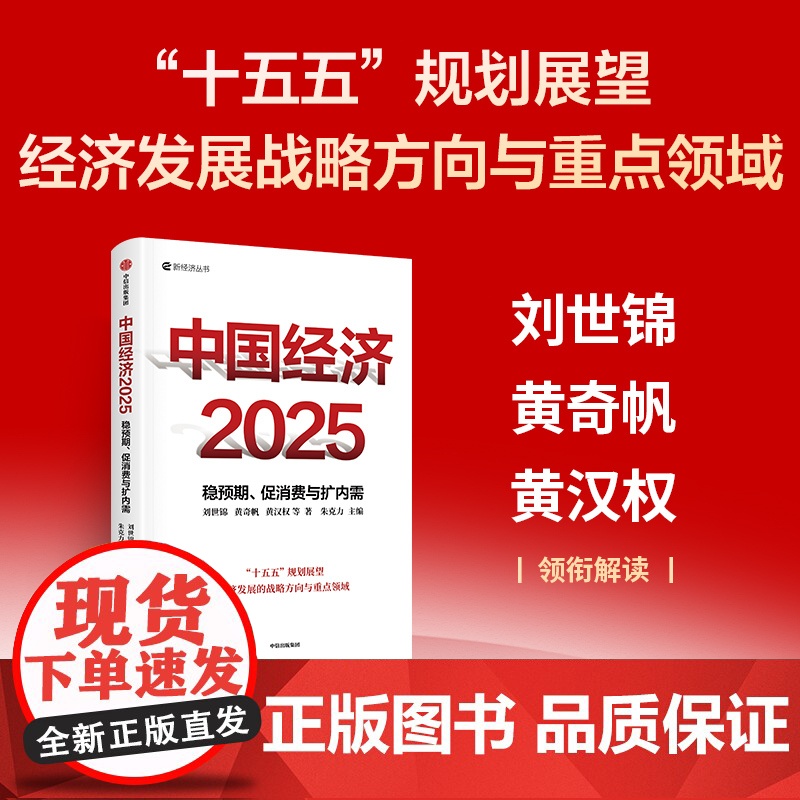 中国经济2025 稳预期 促消费与扩内需 刘世锦 黄奇帆 黄汉权等著 中信出版社