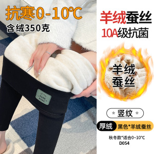 加绒打底裤冬外穿女新款加厚羊羔绒棉裤秋冬保暖紧身大码秋裤