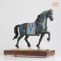 美帮汇全铜摆件《安达卢西亚马》 家居工艺品 装饰品 客厅摆件