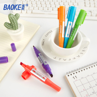 宝克(BAOKE)MP210#12 2.5-6mm双头油性记号笔套装 物流笔/箱头笔 12色 12支/盒 1盒